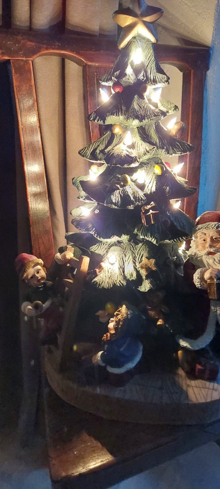 vintage kerstlamp, jaren '70 - '80, Ophalen, Gebruikt