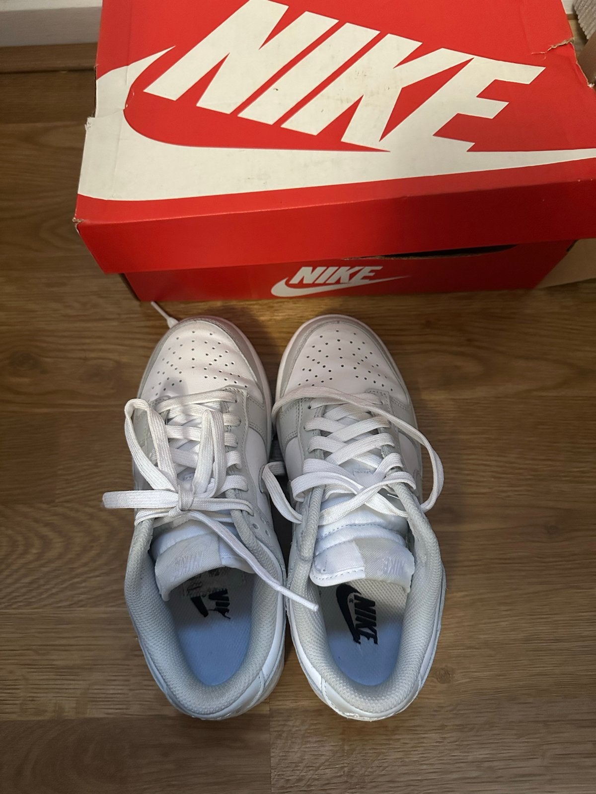 Nike Dunk Low Disrupt 2 Wit/Grijs - Maat 36, Ophalen, Zo goed als nieuw, Wit, Sneakers of Gympen