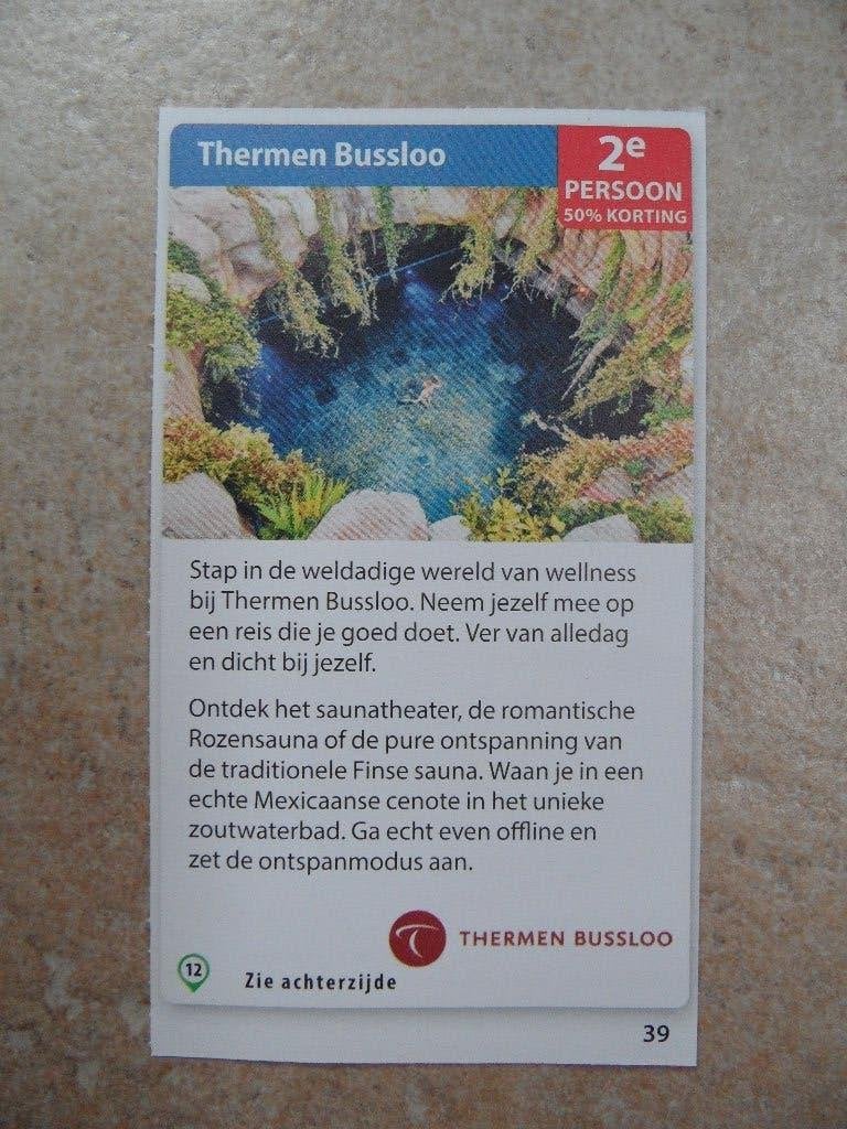Thermen Bussloo kortingsbon, Drie personen of meer, Kortingsbon, Spa of Sauna