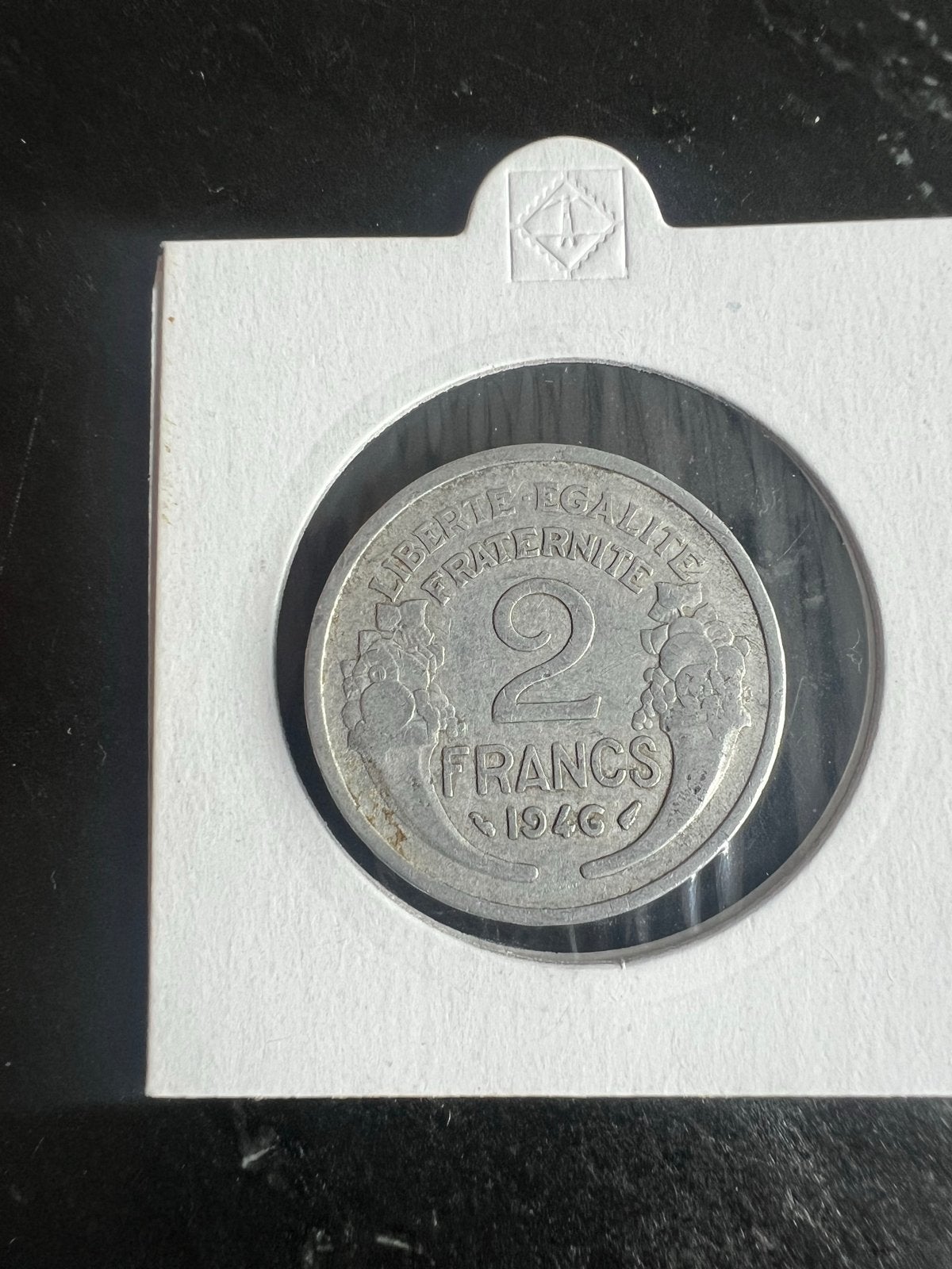 2 Franse Franken 1946 munt, Ophalen of Verzenden, Frankrijk, Losse munt