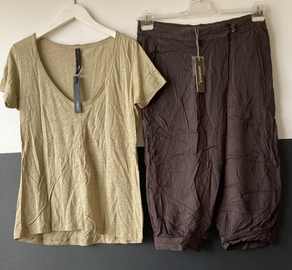 Nieuwe Dames Broek SANDWICH (38), Maat 38/40 (M), Bruin, Nieuw, Ophalen of Verzenden