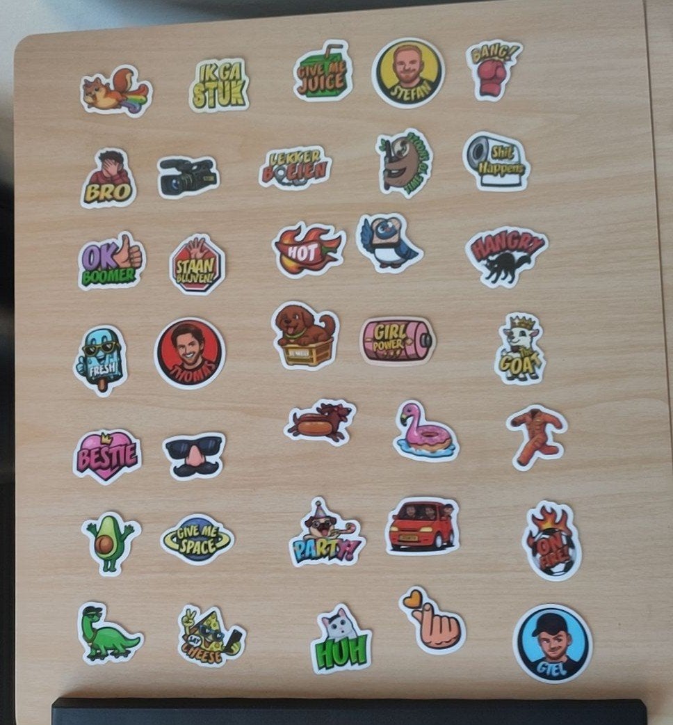 35 stickers jumbo spaaractie, Jumbo, Ophalen of Verzenden