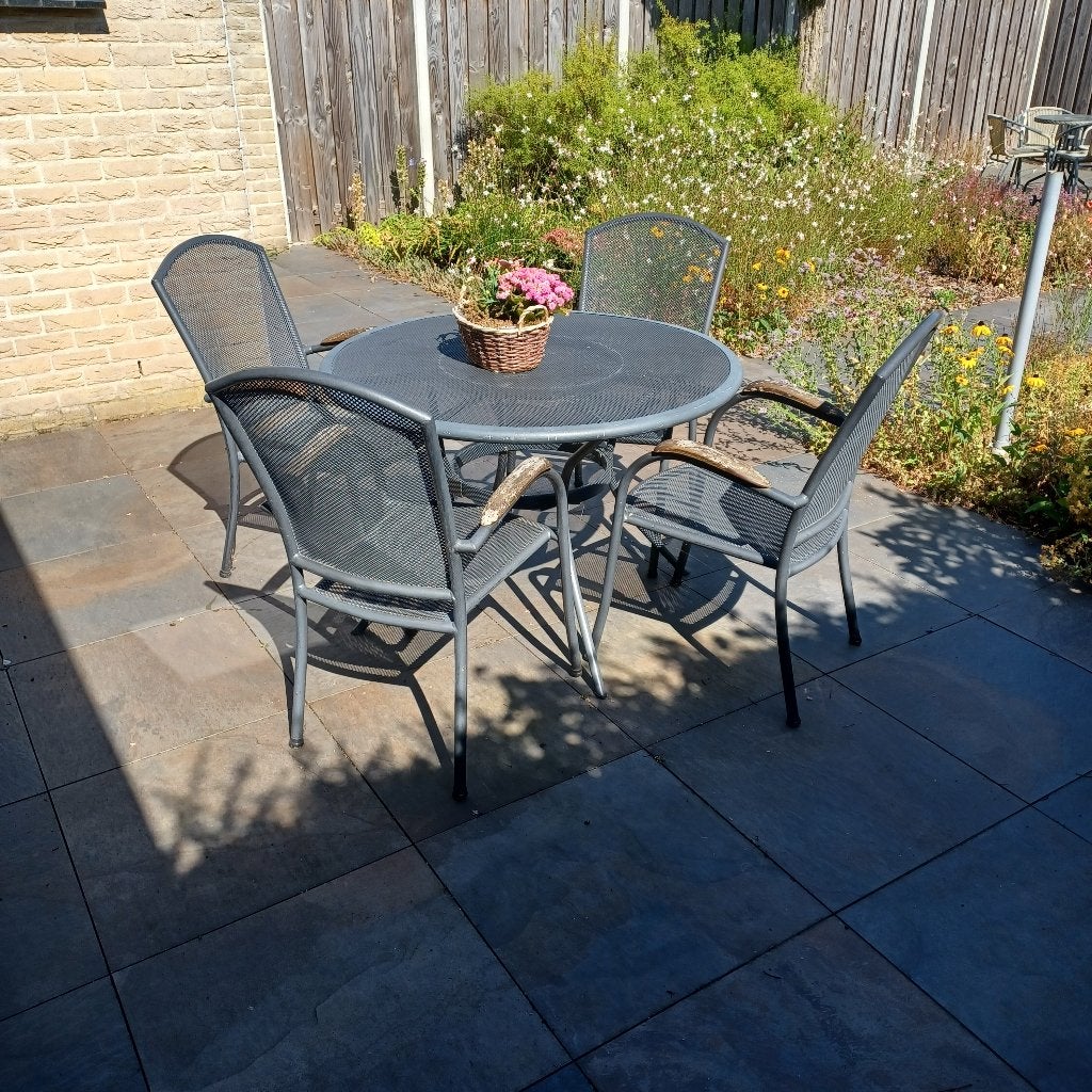 Tuinset, Tuin en Terras, Tuinsets en Loungesets, Ophalen, Gebruikt, Aluminium, Tuinset
