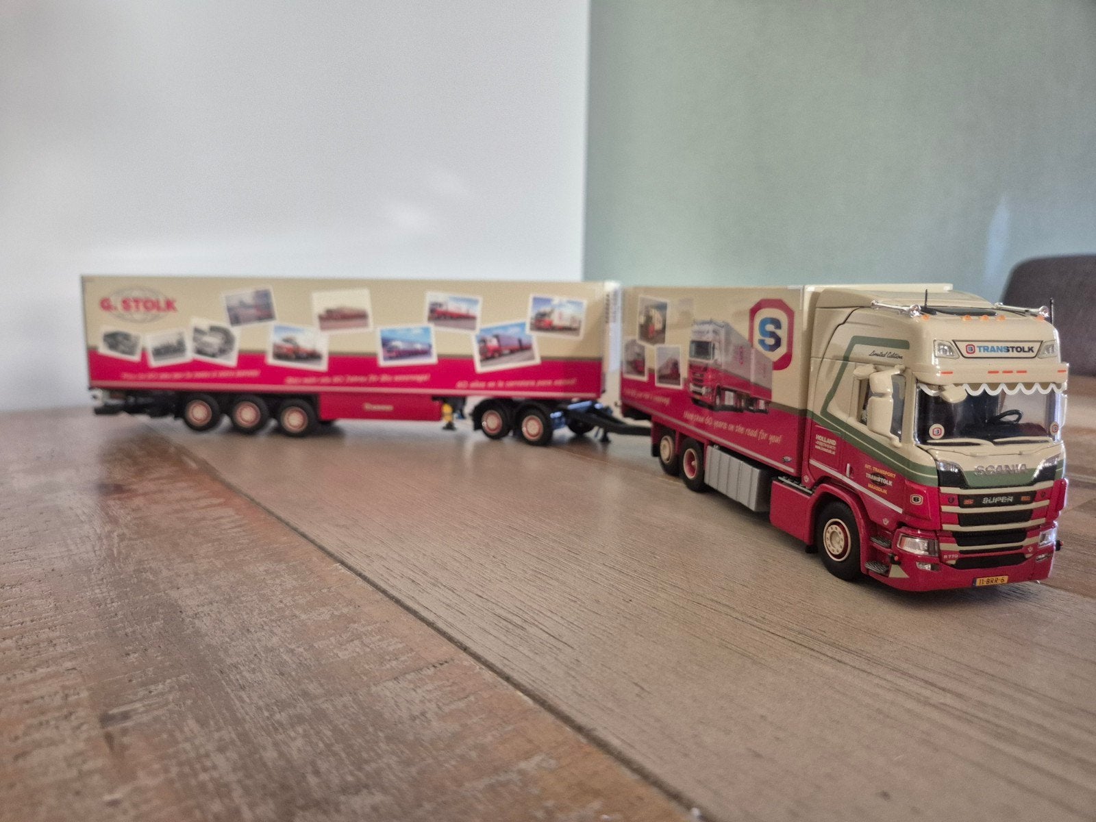Transtolk Scania R770 V8 Lzv koeler Tekno, Ophalen of Verzenden, Zo goed als nieuw, Bus of Vrachtwagen, Tekno
