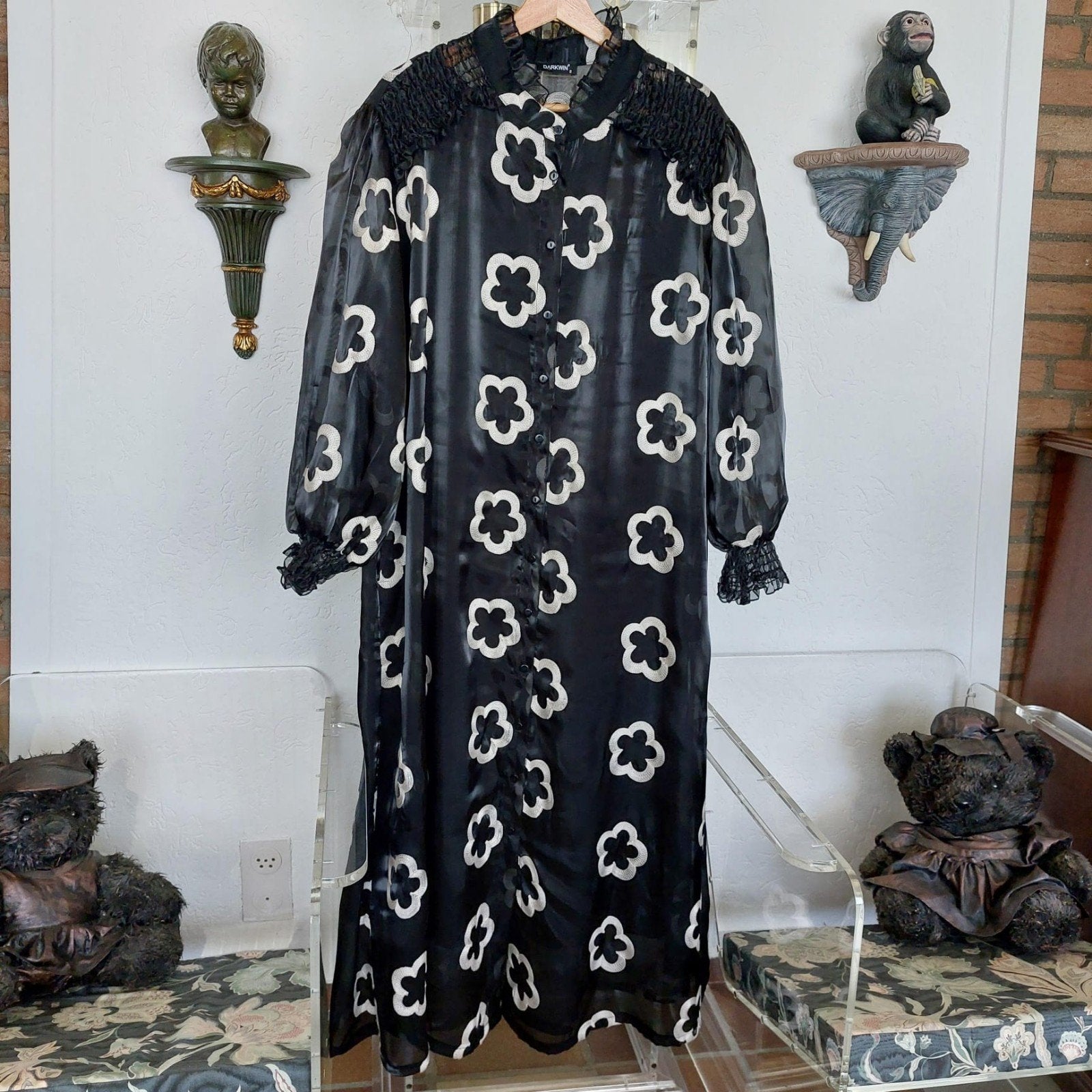 Jurk/Tuniek met onderjurk van het merk Darkwin.  Maat 48/50, Darkwin, Verzenden, Nieuw, Jurk