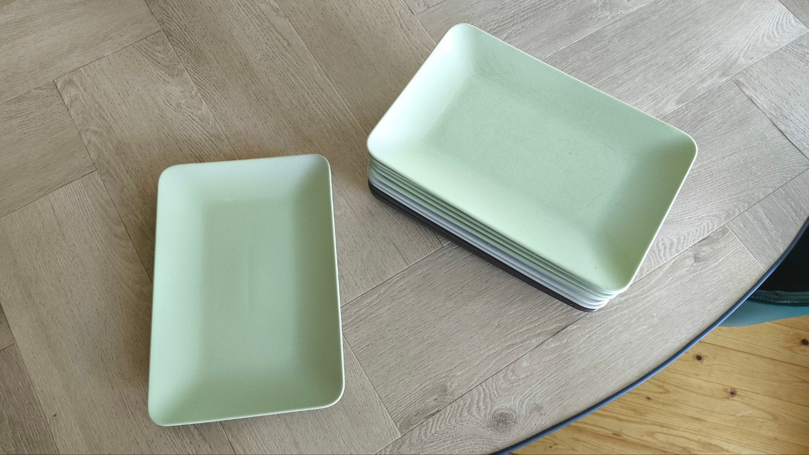 IKEA Servies Borden Set - Groen, Grijs, Bruin, Huis en Inrichting, Keuken | Servies, Ophalen of Verzenden, Keramiek, Overige stijlen