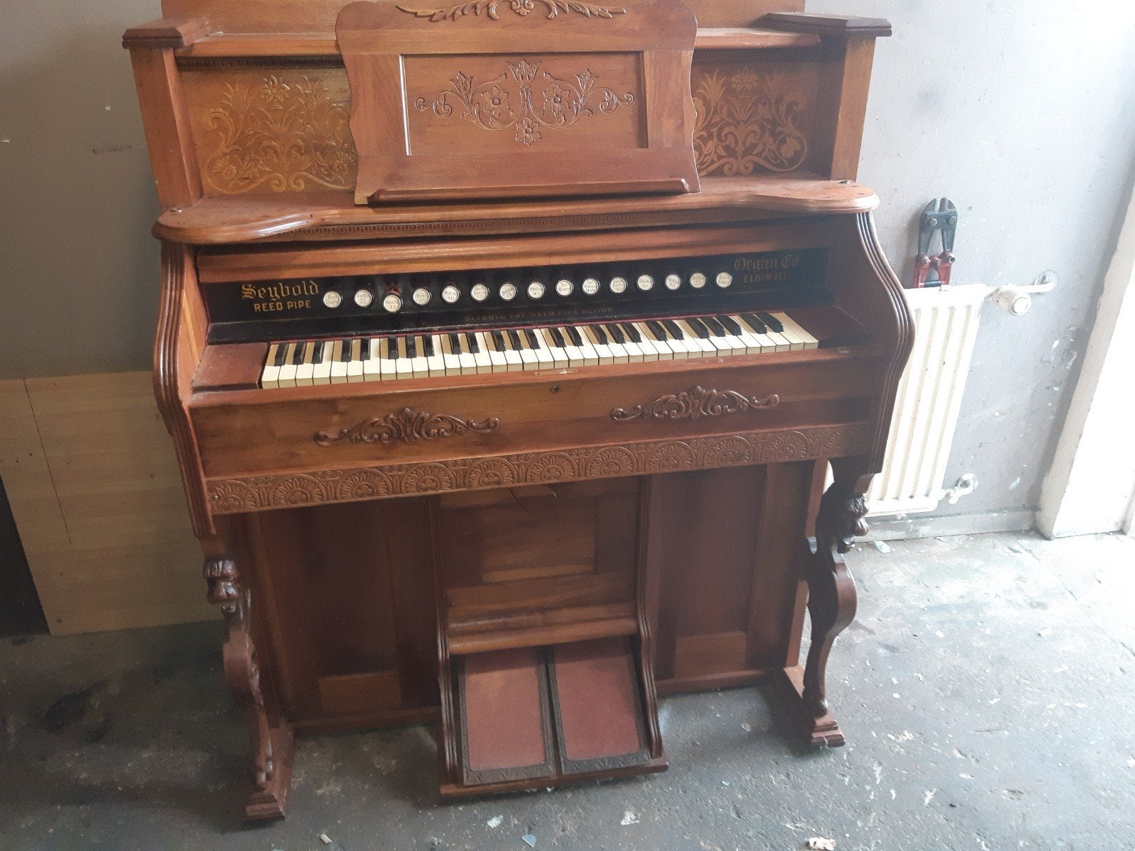 Orgel Seybold, Muziek en Instrumenten, Ophalen, Zo goed als nieuw, 1 klavier, Orgel