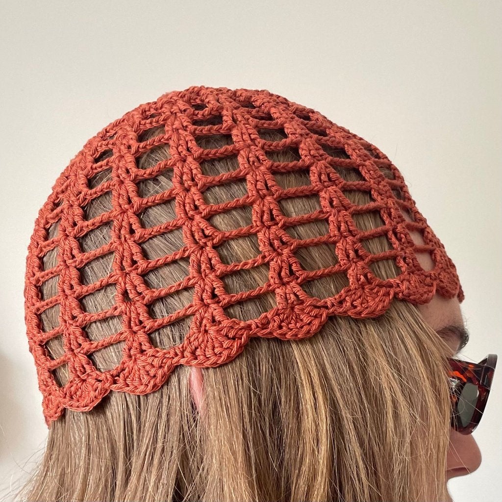 Boho festival/summer skull cap gehaakt, Ophalen of Verzenden, Nieuw, One size fits all, Hoed