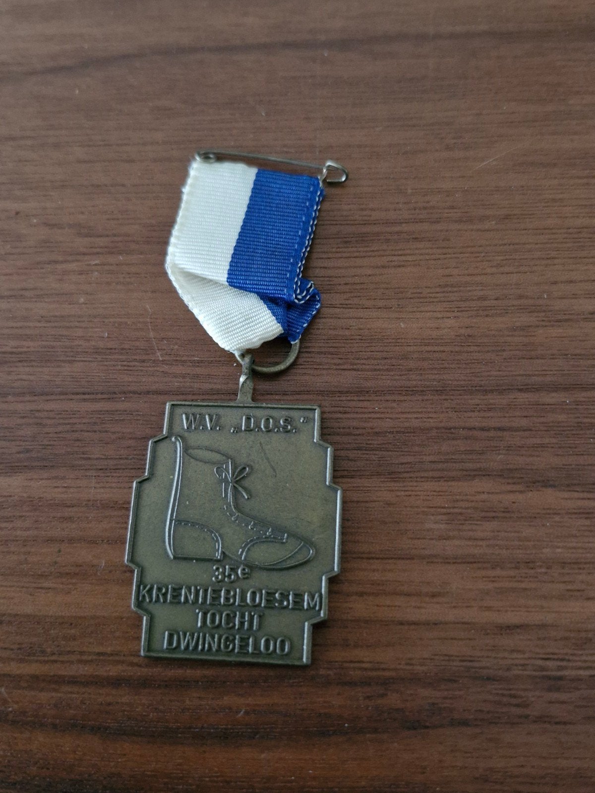 045 Wandelmedaille 35e Krentebloesem Tocht Dwingeloo, Ophalen of Verzenden, Gebruikt