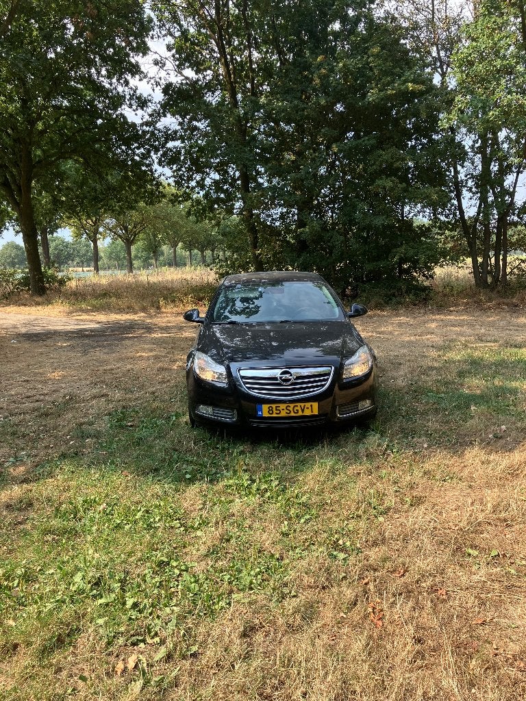 Opel Insignia 1.6 Turbo 132KW 5-DRS 2011 Zwart, Auto's, Opel, Voorwielaandrijving, Stof, Zwart, 4 cilinders