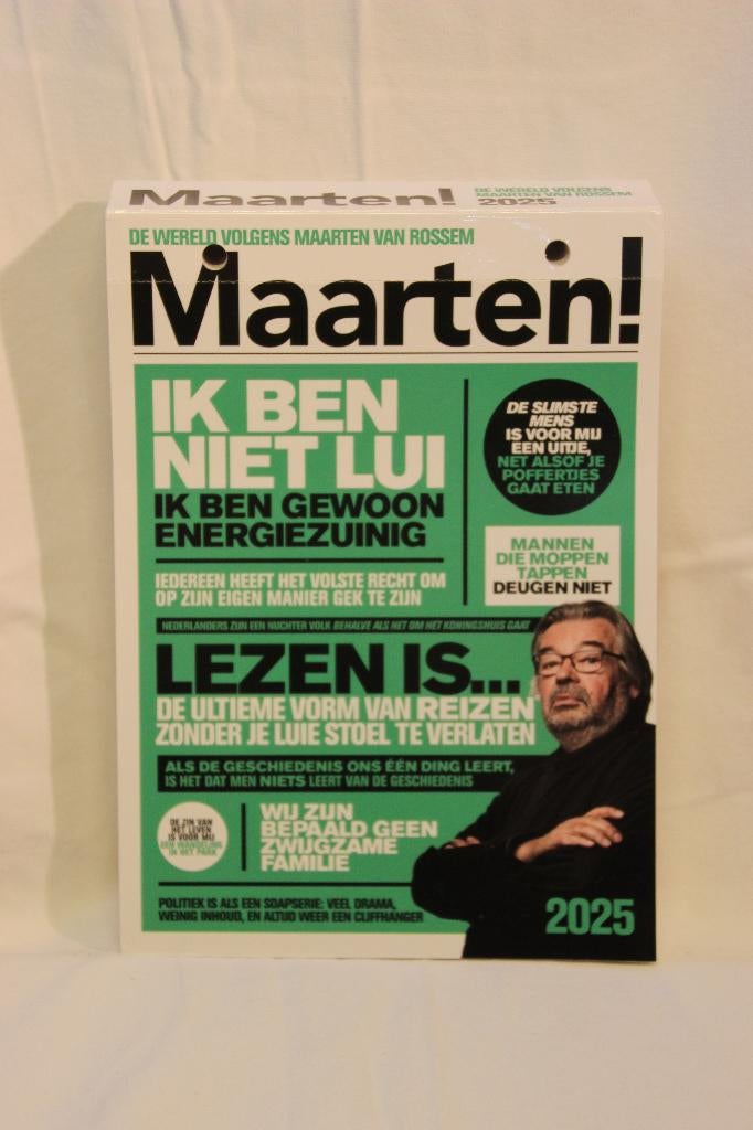Maarten! Scheurkalender 2025, Ophalen of Verzenden, Dagkalender, Nieuw