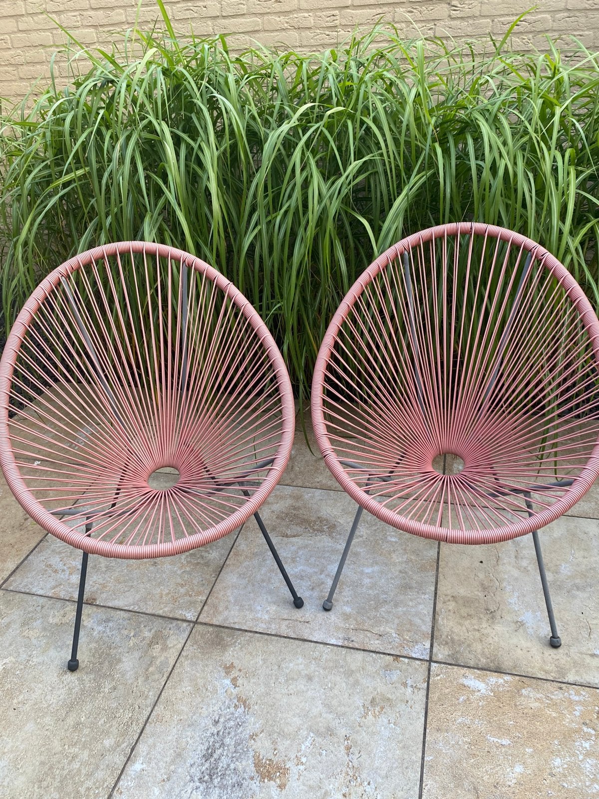 2 tuinstoelen, Ophalen, Zo goed als nieuw