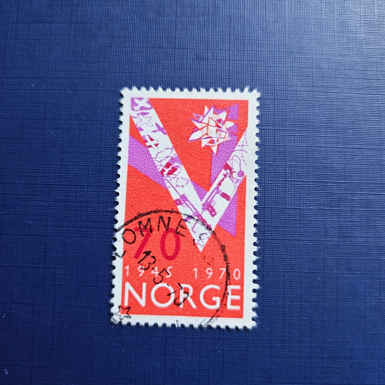 Noorwegen nr 606, Ophalen of Verzenden, Noorwegen, Gestempeld