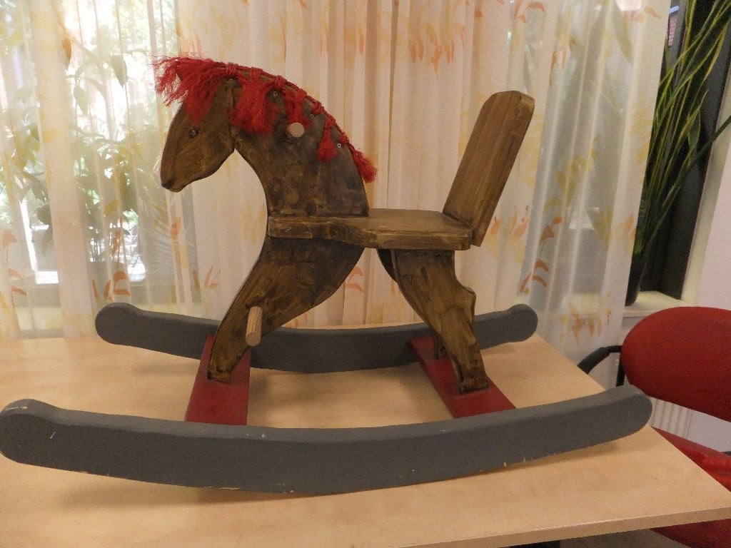 houten hobbelpaard, Ophalen, Nieuw