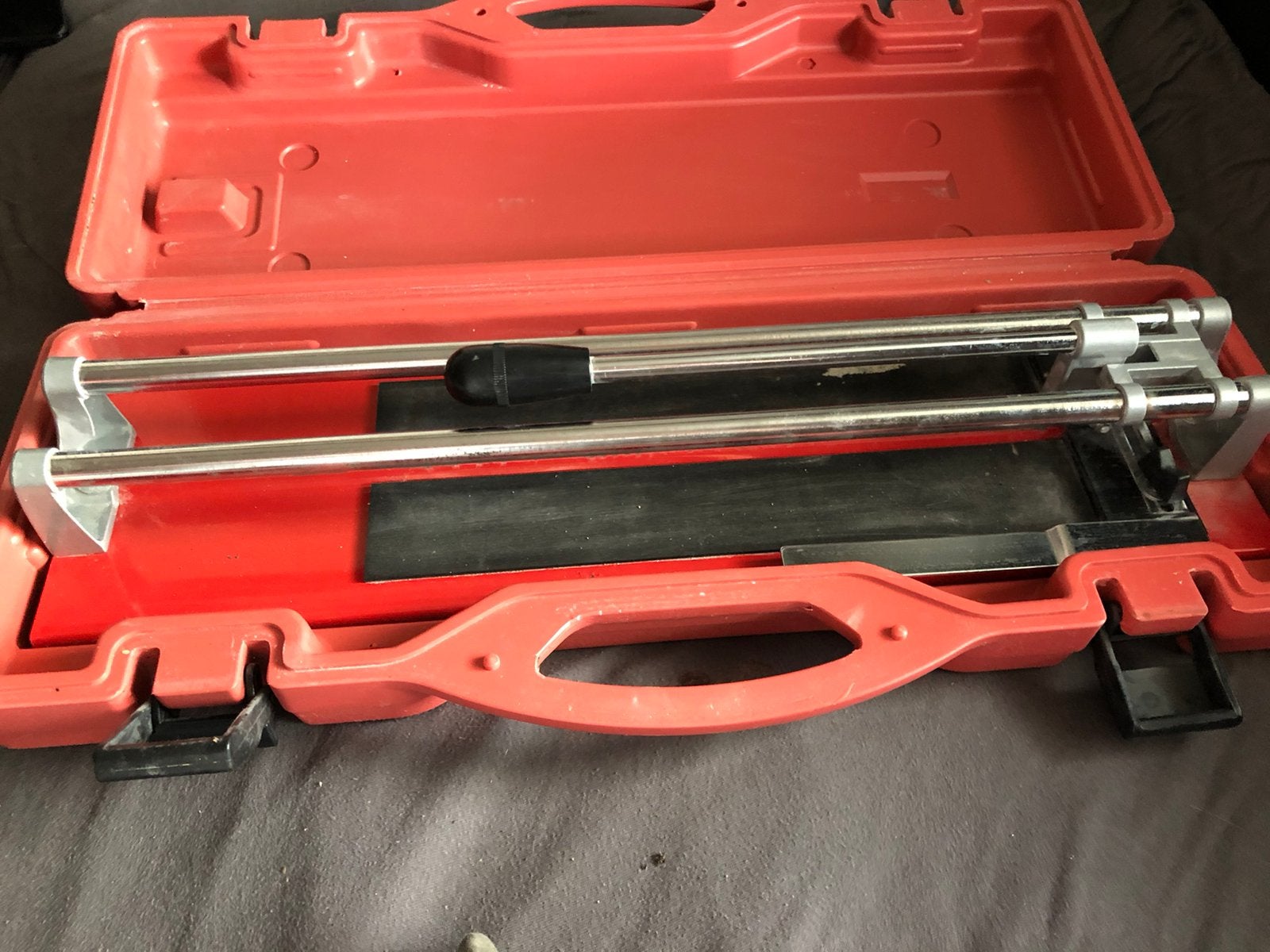Rubi tegelsnijder 52 cm lengte zijn de stangen, Ophalen of Verzenden, Zo goed als nieuw, Minder dan 5 m², Vloertegels