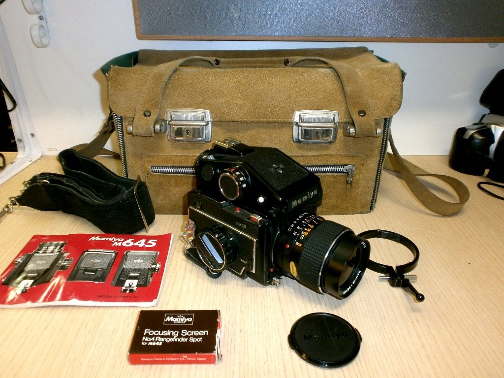 Mamiya M645, Ophalen of Verzenden, Gebruikt, Spiegelreflex, Overige Merken