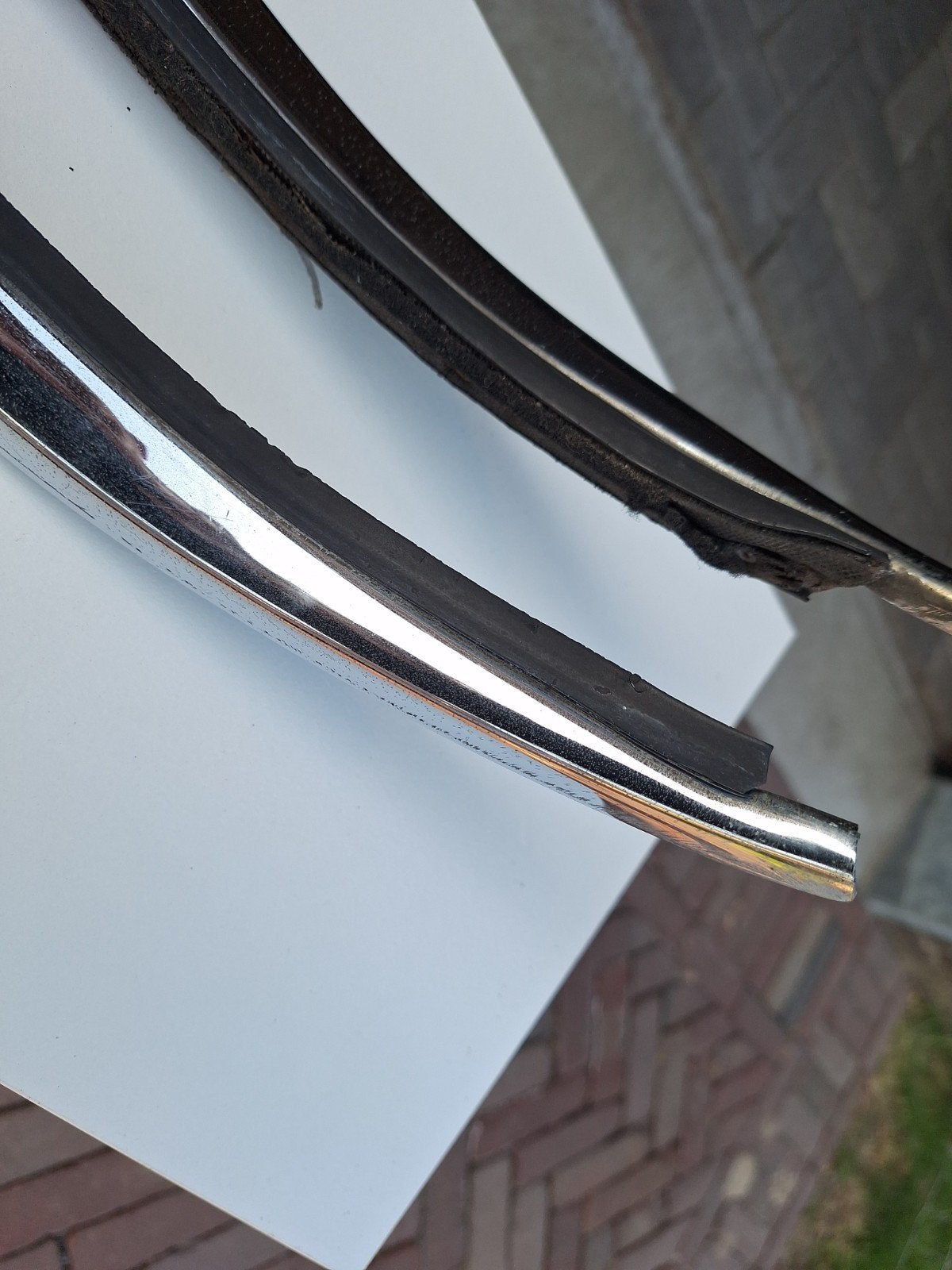 BMW E9 2.5 2800 3.0 cs csi csl chroom strippen zijruiten, Ophalen of Verzenden