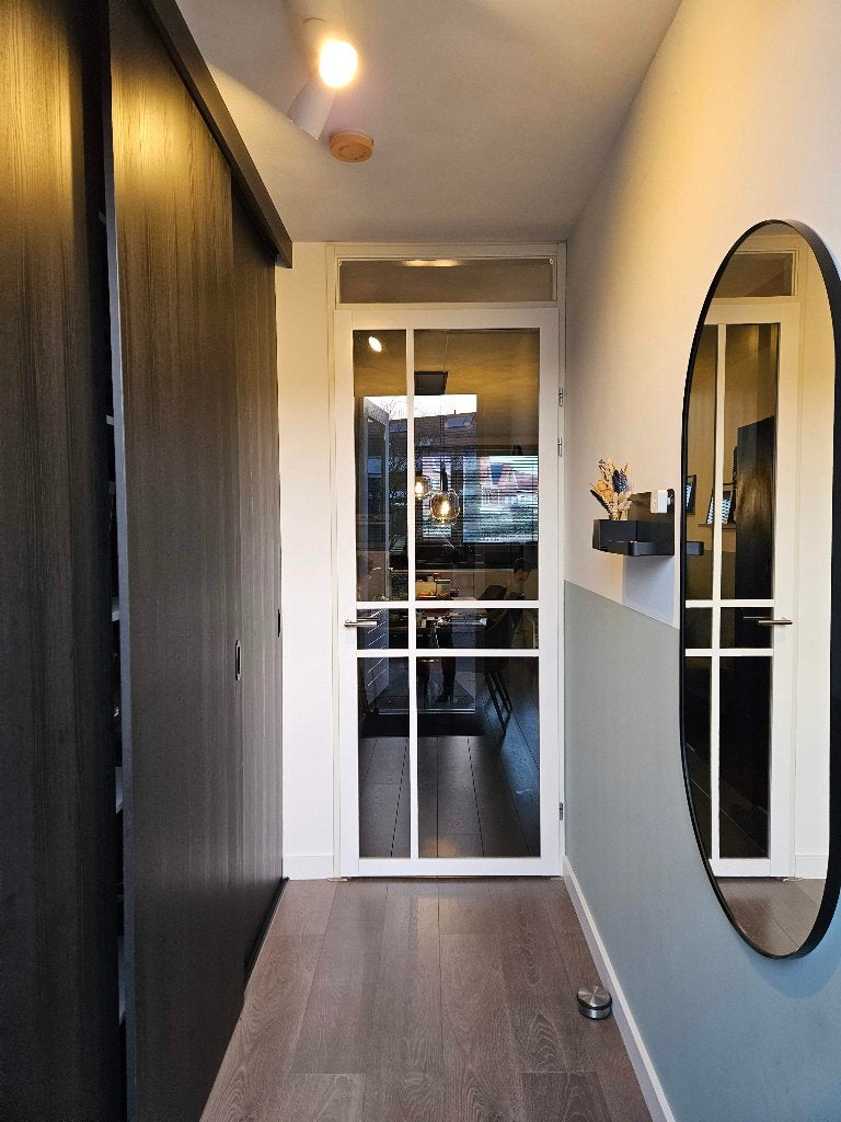 2x Svedex NDB905 rookglas opdekdeur 2315 x 880 mm, Ophalen, 80 tot 100 cm, 215 cm of meer, Binnendeur
