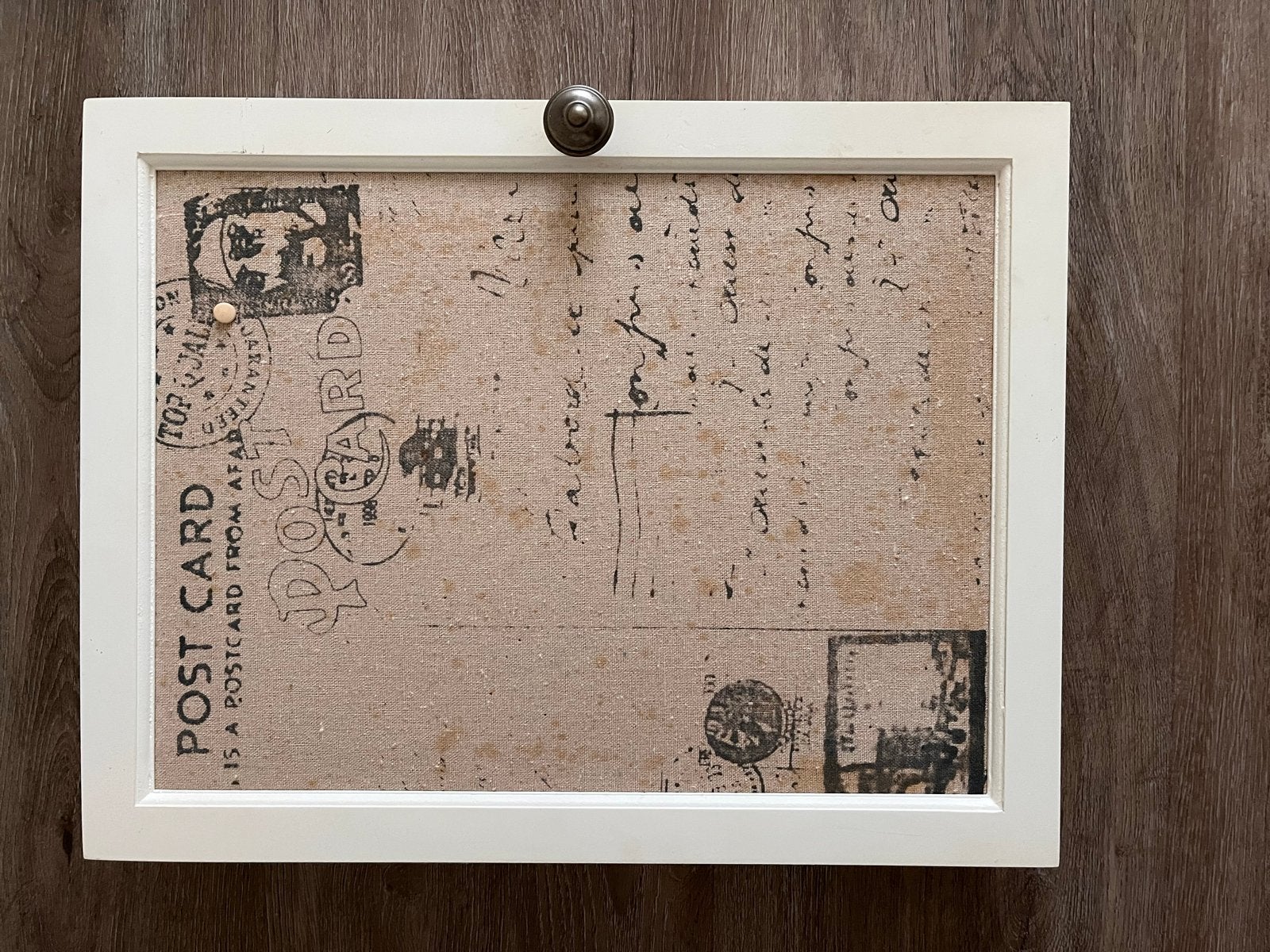Decoratief post en sleutel kastje, Gebruikt, Ophalen of Verzenden, Wit, Vintage
