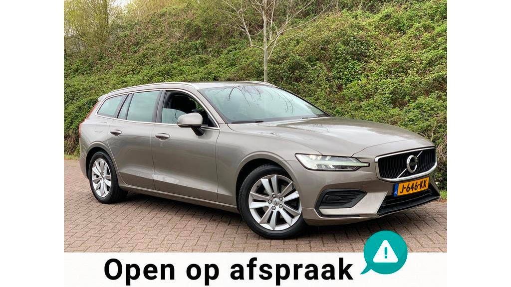 Volvo V60 2.0 D4 Inscription 190PK LEDER FULL 2021 DEALER OH, Gebruikt, Diesel, 22 km/l, 1639 kg