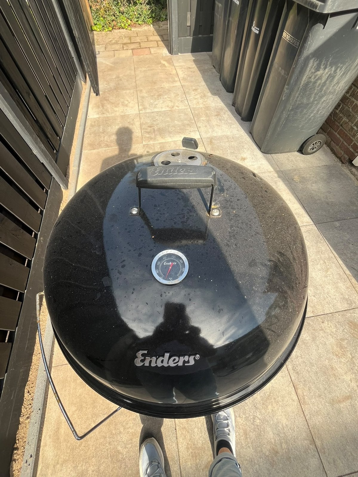 Enders Bbq houtskool, Tuin en Terras, Ophalen, Zo goed als nieuw, Met accessoires
