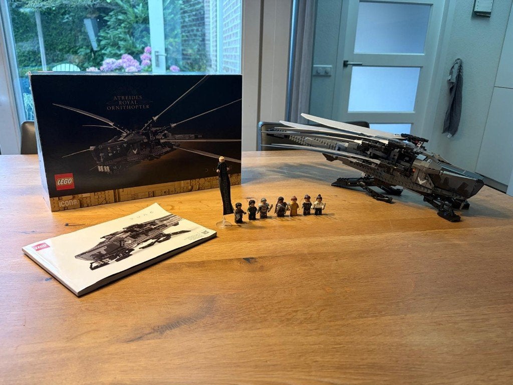 LEGO | Dune Atreides Royal Ornithopter, Ophalen, Zo goed als nieuw, Groter dan 1:32