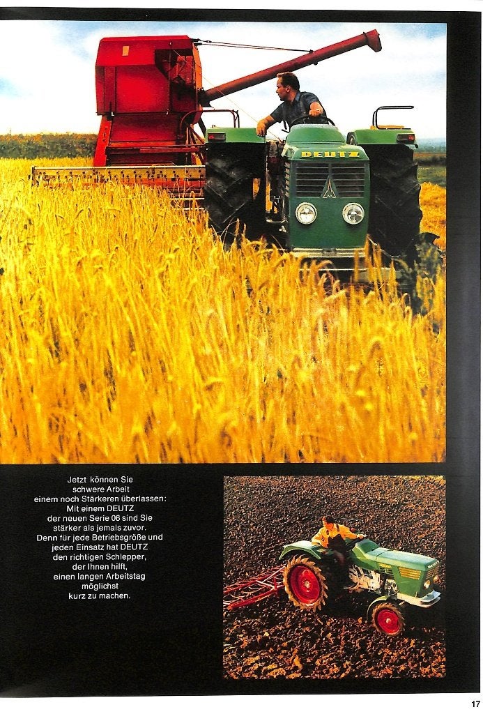 Deutz - Prospekte der 06er Baureihe, Verzenden, Nieuw, Karel Vermoesen, Tractor en Landbouw