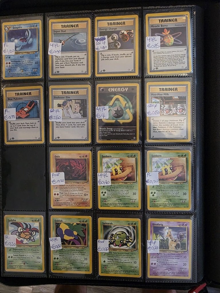 Pokémon TCG vintage: NEO sets (Genesis, Discovery, etc.), Ophalen of Verzenden, Gebruikt, Boek of Catalogus, Foil