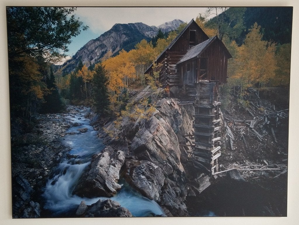 Fotoprints op MDF (91/101 x 76 cm), Ophalen, Gebruikt, Meerkleurig, Decoratieobject