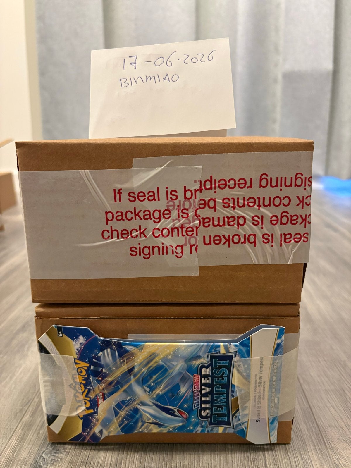 Pokémon Silver Tempest sleeved boosterpacks (ongeopend), Ophalen of Verzenden, Nieuw, Boosterbox