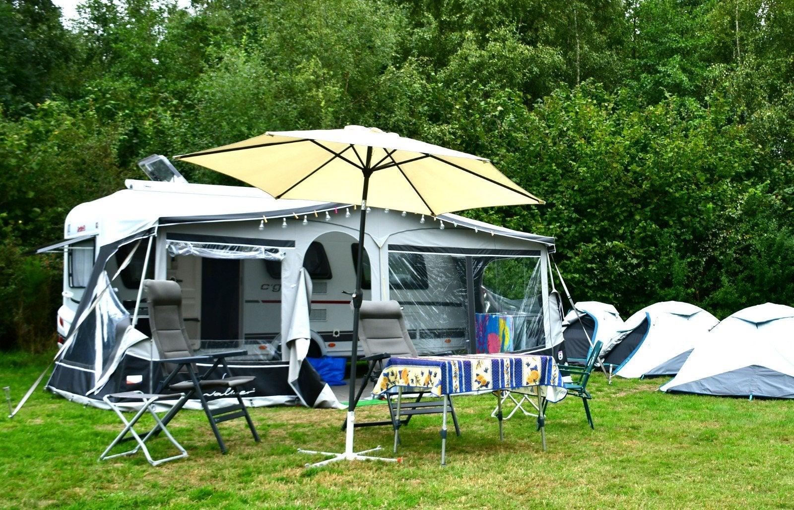 Voortent / luifel Walker pionier., Ophalen of Verzenden, Nieuw, Ten Cate All Season 240g/m2, Walker Campingstyle