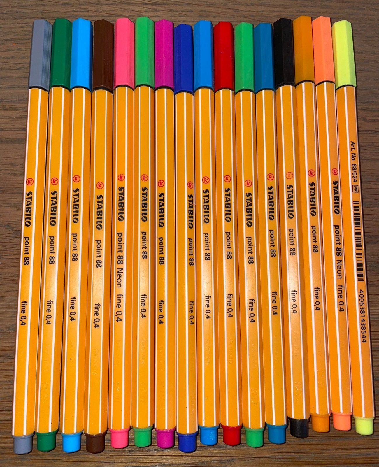 Stabilo point 88 fine 0,4 fijnschrijvers fineliner 8e, Ophalen of Verzenden, Zo goed als nieuw