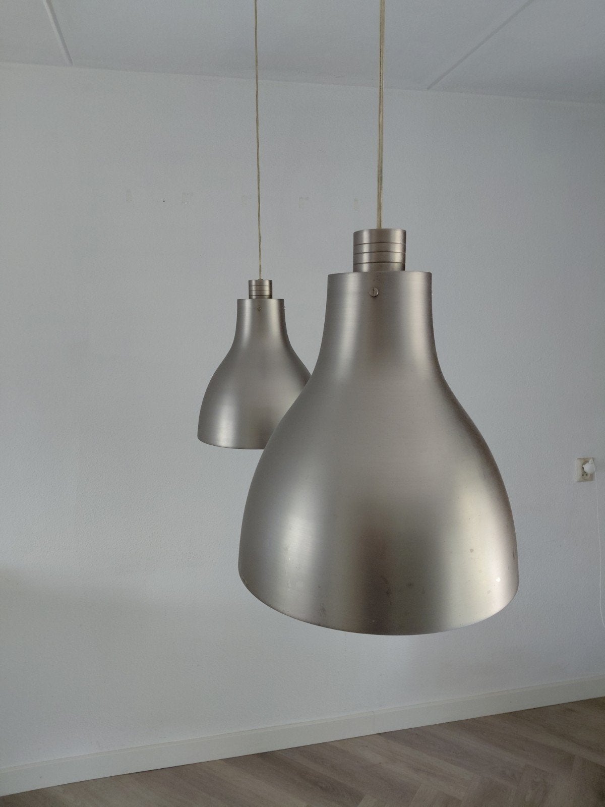 Seeddesign hanglamp met touch dimmer rond ca. 30 cm, Ophalen, Gebruikt, Overige fittingen, Modern, minimalistisch