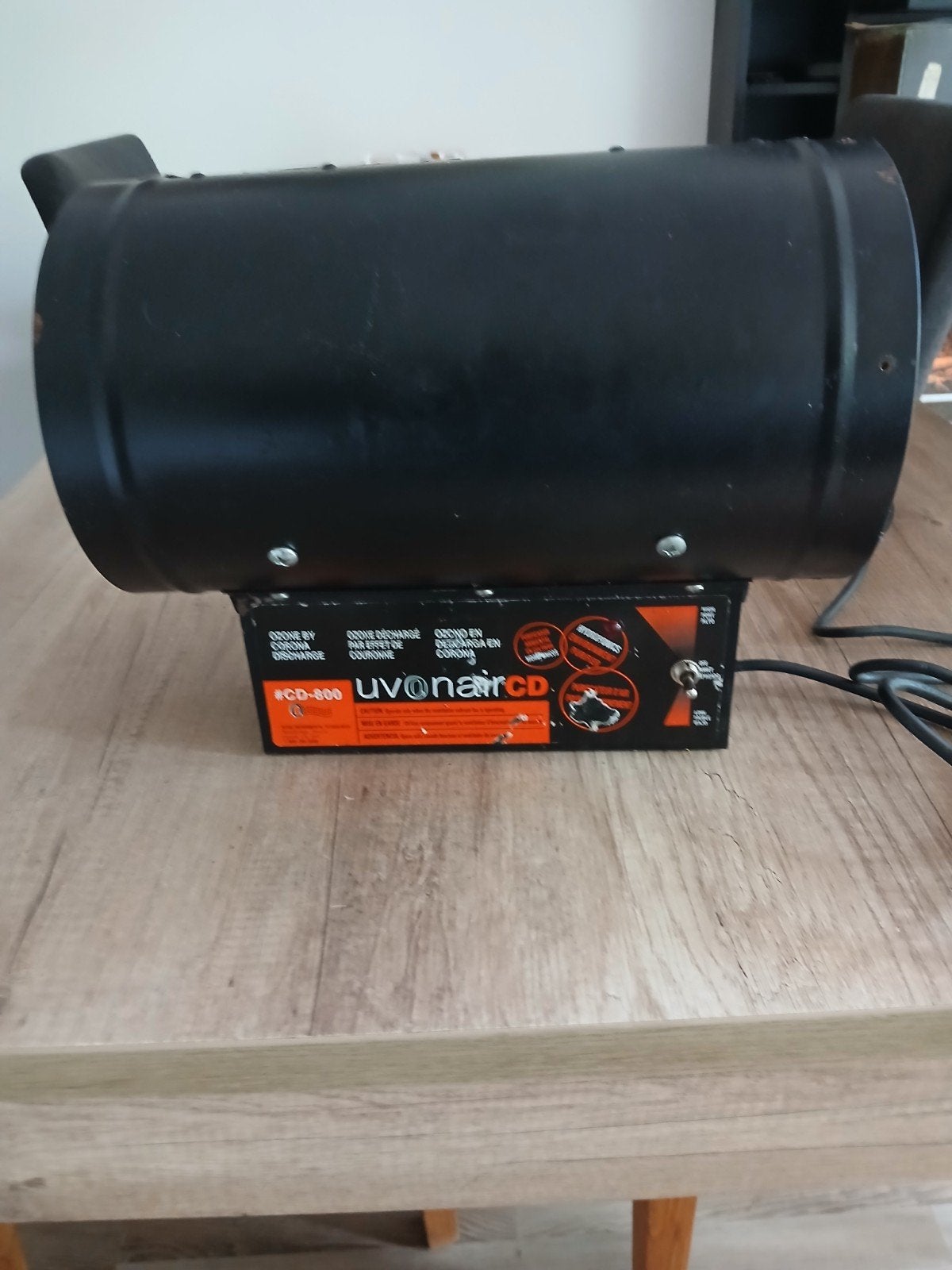 Uvonair CD-800 Ozon Generator voor Luchtzuivering, Ophalen of Verzenden, Gebruikt, Luchtreiniger