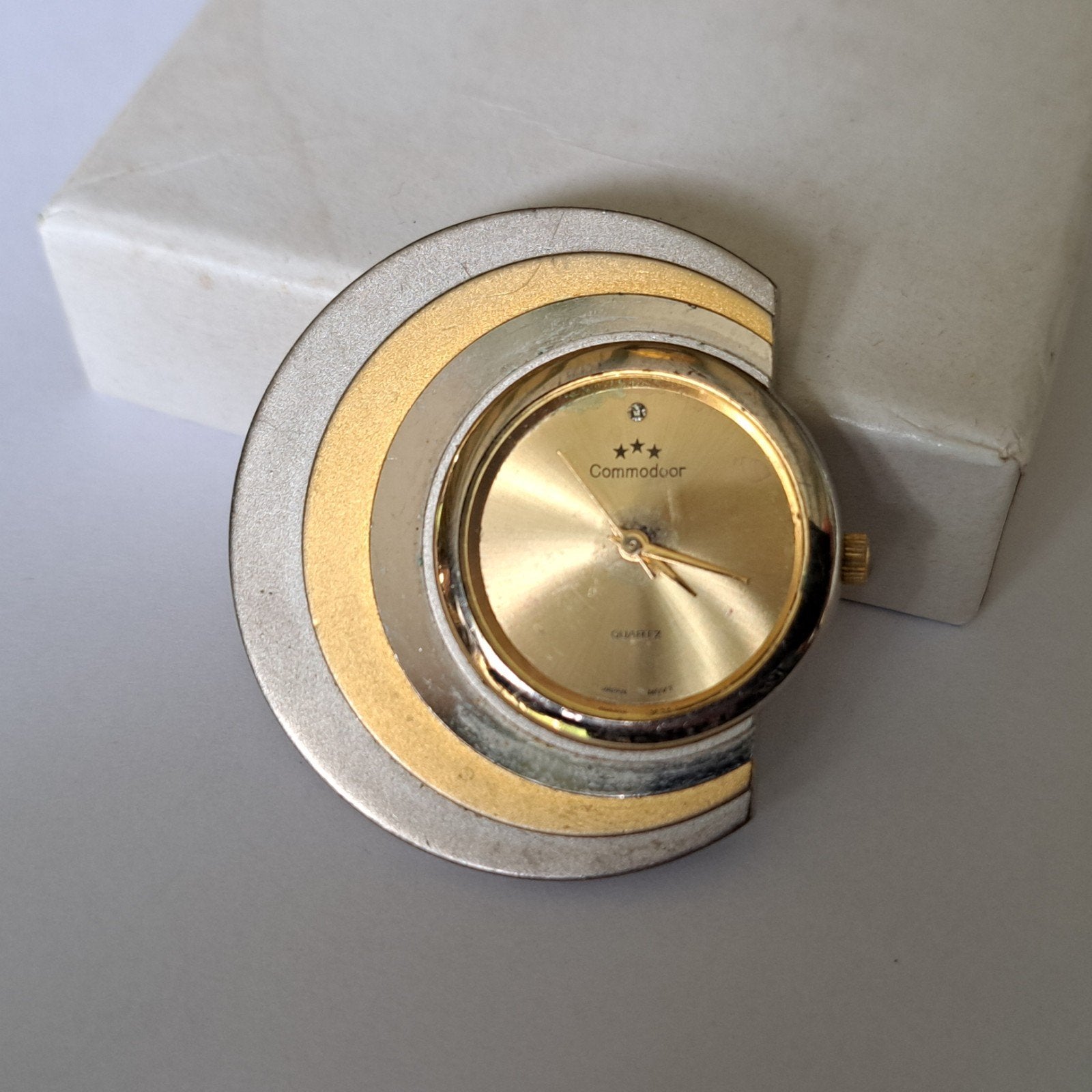 Commodore horloge klokje vintage, Ophalen of Verzenden, Gebruikt