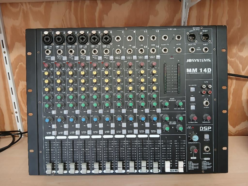 Mengpaneel, Muziek en Instrumenten, Mengpanelen, Ophalen, Gebruikt, 10 tot 20 kanalen, Microfooningang