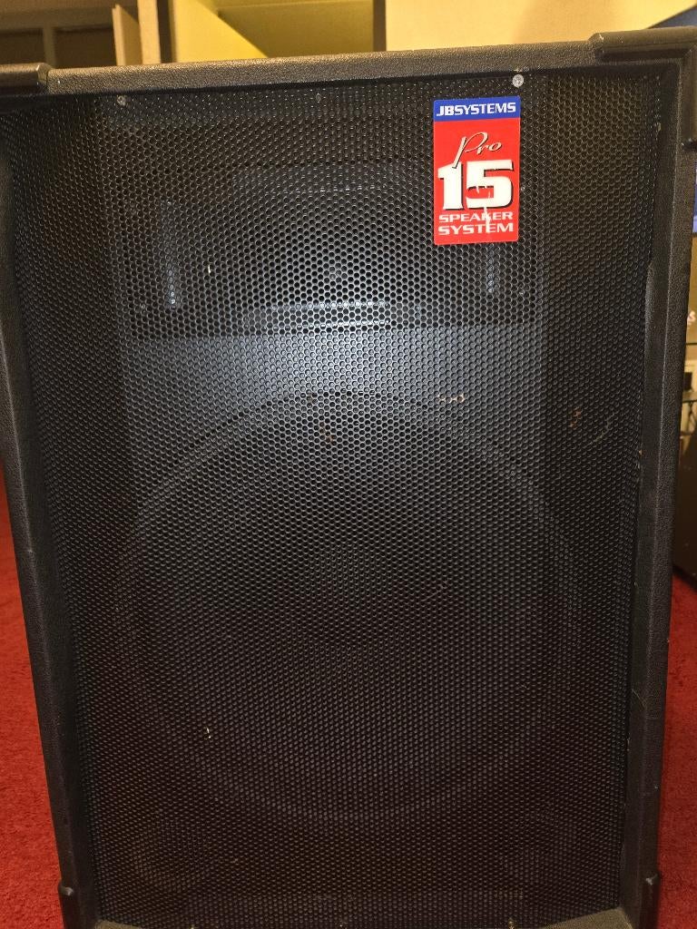 luidspeakers JBsystems 15 inch, Audio, Tv en Foto, Luidsprekers, Gebruikt, Overige typen, 120 watt of meer, Overige merken, Ophalen
