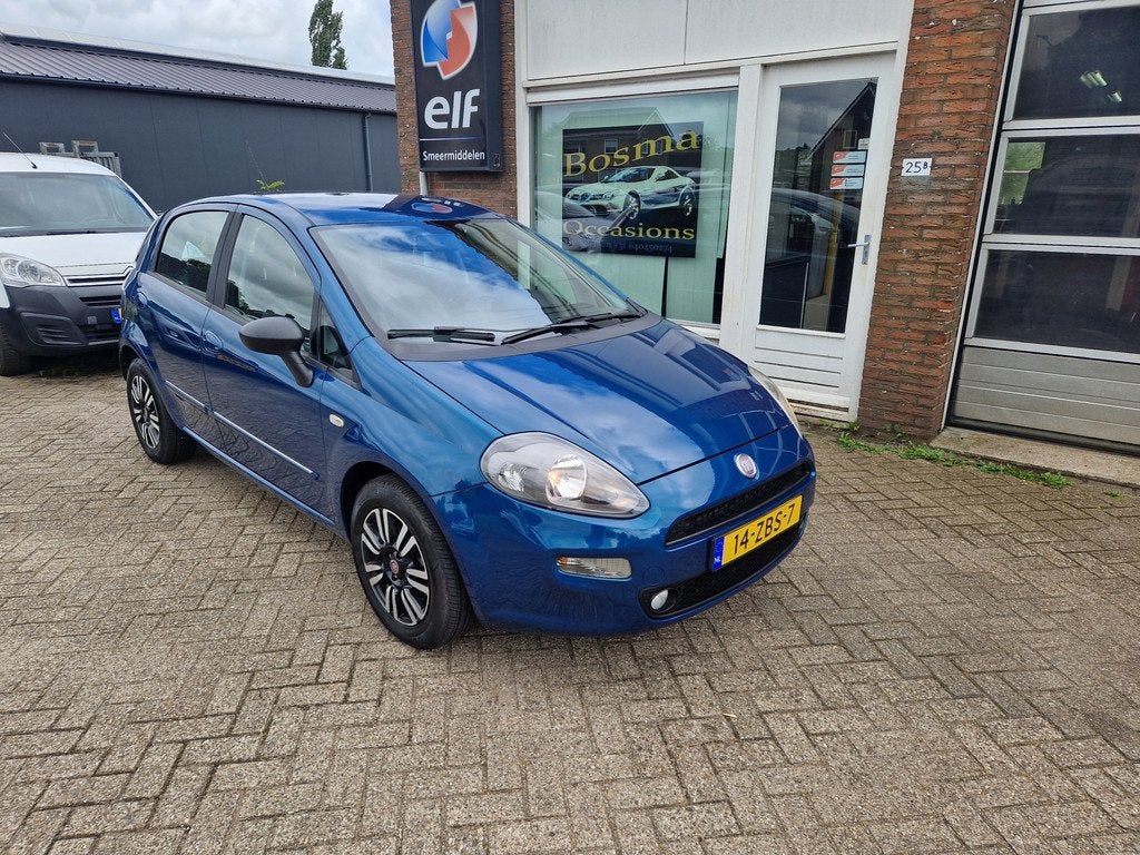 Fiat Punto Evo "Edizone" 5 Deurs - Airco - Cruise - Trekhaak, Voorwielaandrijving, Euro 5, Gebruikt, Zwart