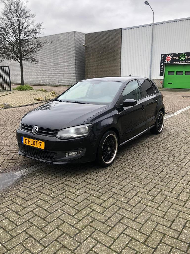 Volkswagen Polo 1.2 TSI 77KW 2010 Zwart, Voorwielaandrijving, 40 €/maand, Zwart, 1200 kg