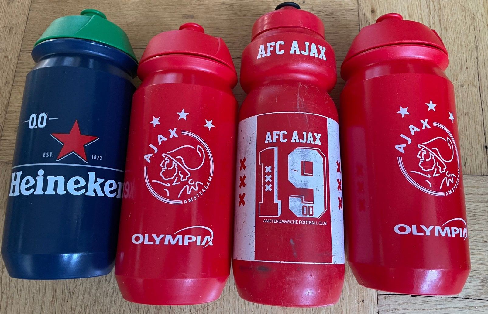 Ajax en Heineken bidons 500ml bidon drinkfles fles, Ophalen of Verzenden, Zo goed als nieuw