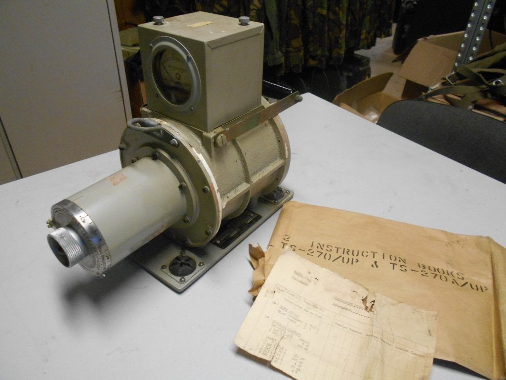 Signal corps U.S. ARMY Echo box TS-270 B/UP Radar Test, Ophalen of Verzenden, Landmacht, Amerika, Overige typen