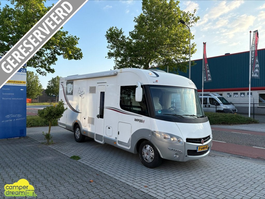 Rapido Le Randonneur 990 DF 150PK Queensdbed, Caravans en Kamperen, Integraal, Fiat, Bedrijf, Afzuigkap