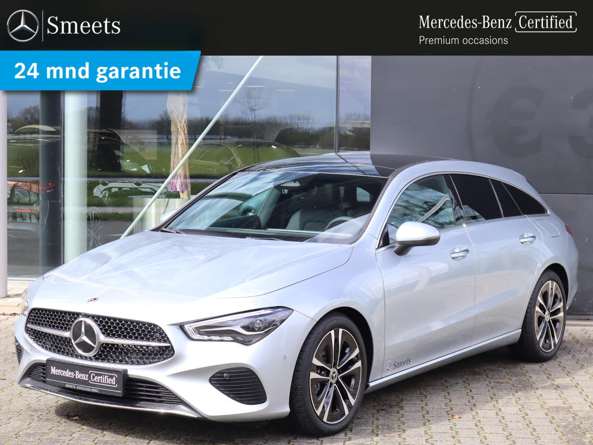 Mercedes-Benz CLA-klasse Shooting Brake 180 Star Edition Lux, 4 cilinders, Origineel Nederlands, Stoelverwarming, Zilver of Grijs