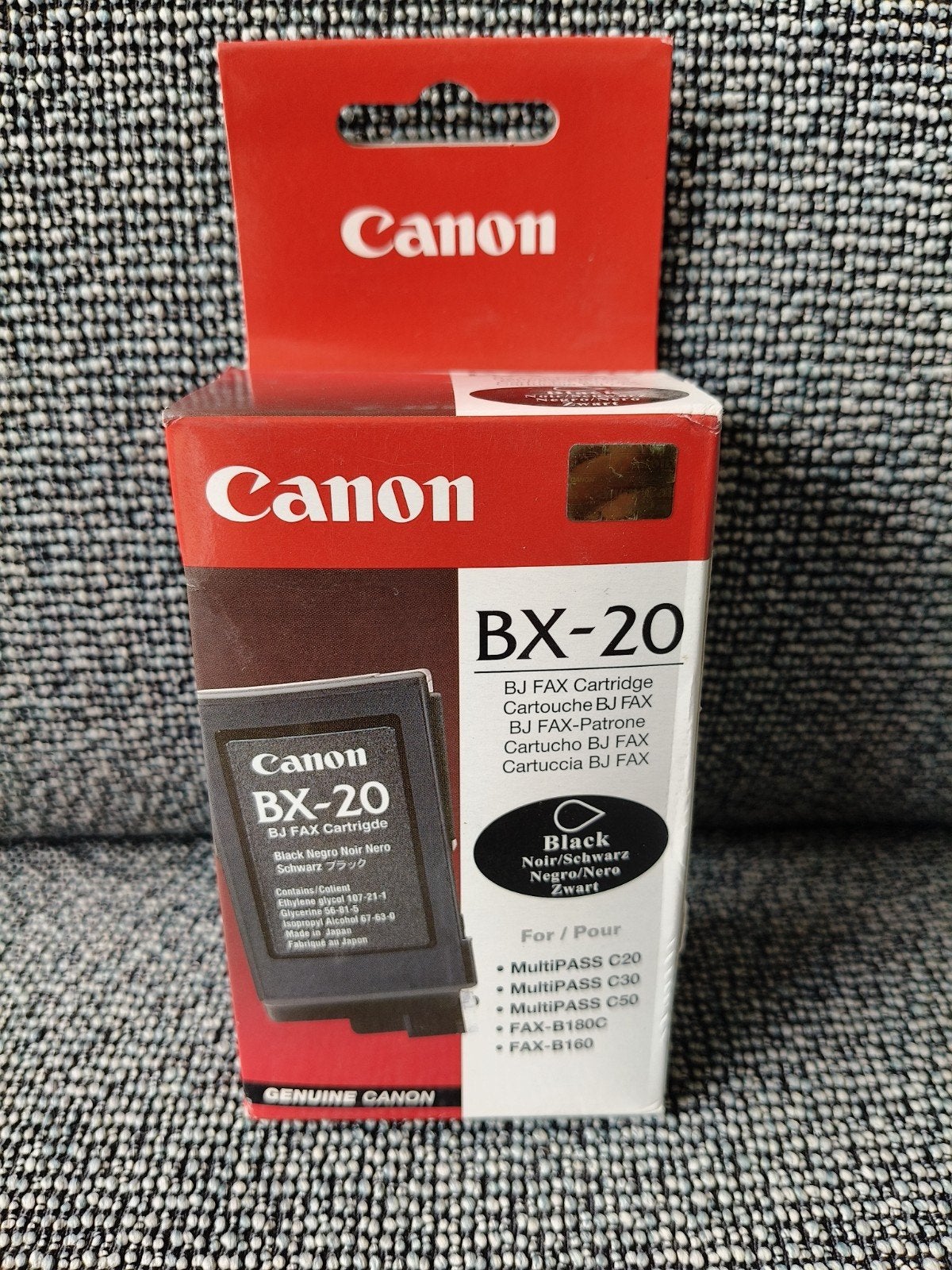 Canon BX-20 BJ FAX Cartridge Zwart, Ophalen of Verzenden, Nieuw