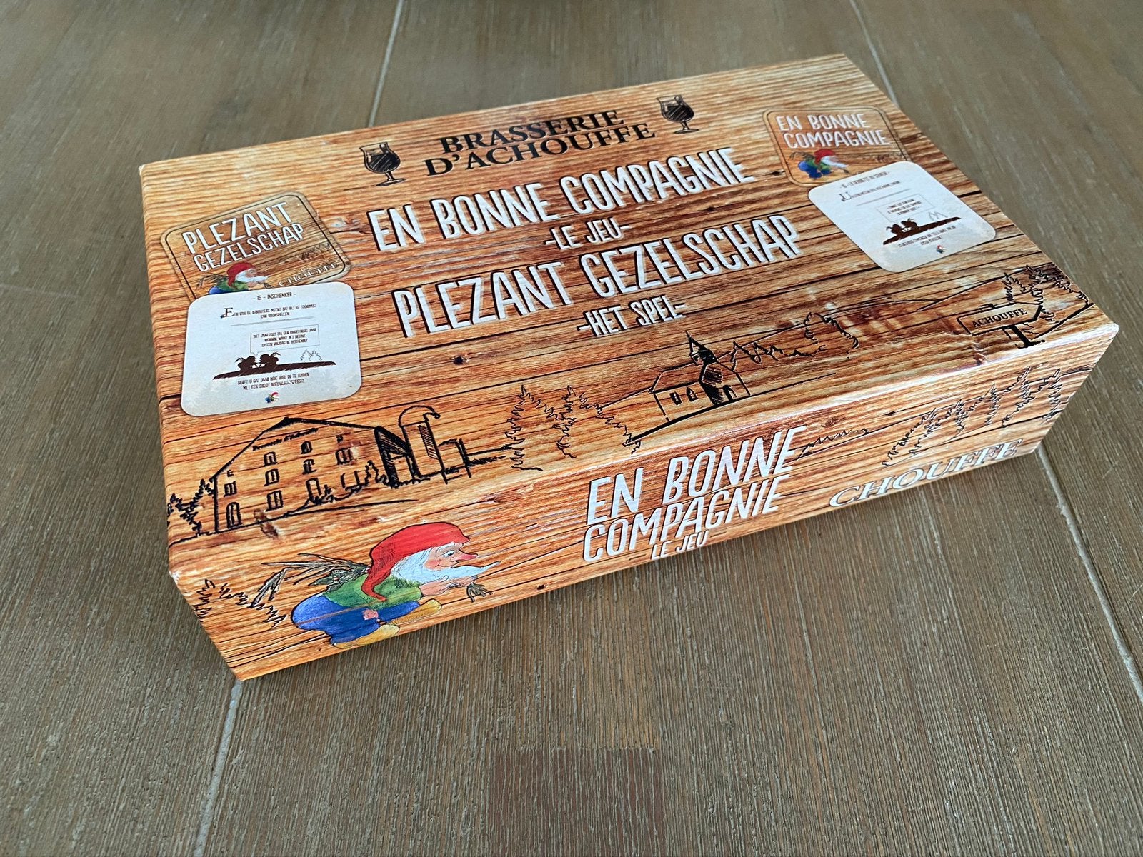 La chouffe plezant gezelschap bordspel, Verzamelen, Biermerken, Ophalen of Verzenden, Zo goed als nieuw, Glas of Glazen, Overige merken