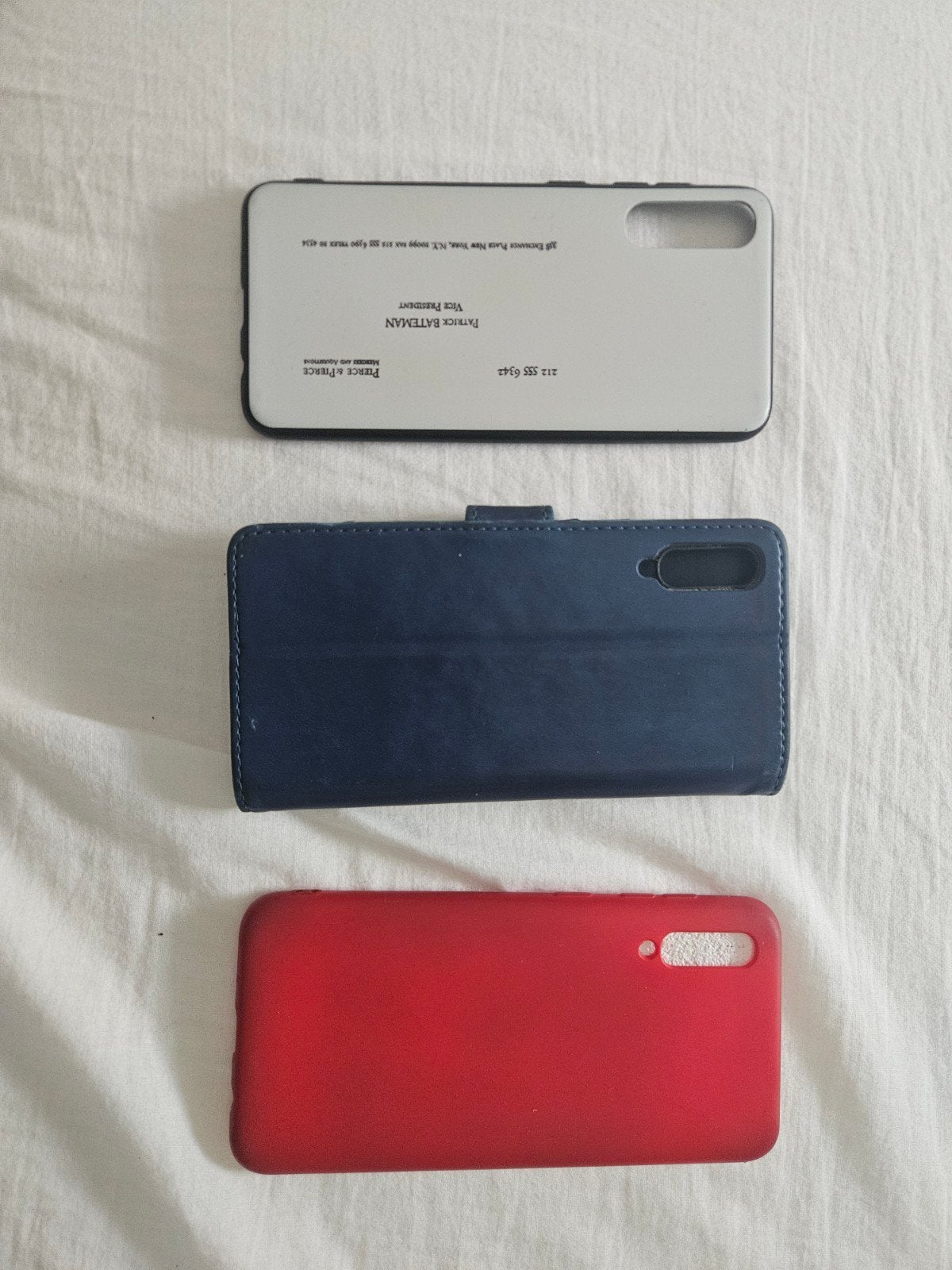 Telefoonhoesjes voor Samsung A70 (3 stuks), Ophalen of Verzenden, Zo goed als nieuw, Hoesje of Tasje