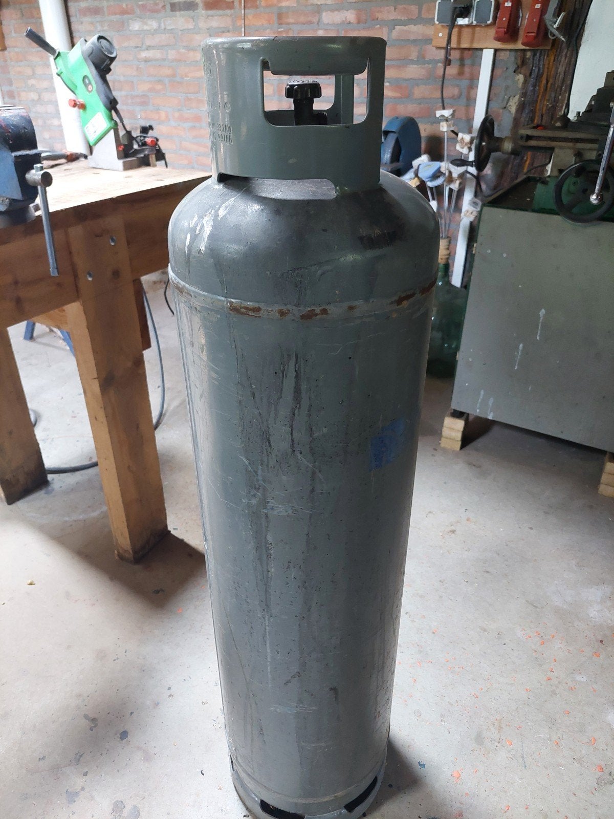propaan gasfles 30 kg, Ophalen, Gebruikt, Overige typen, Minder dan 60 cm