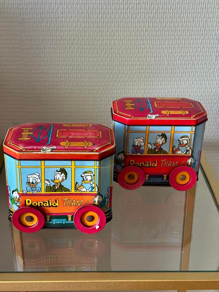Collector item; Disney blikken tram, Antiek en Kunst, Verzenden