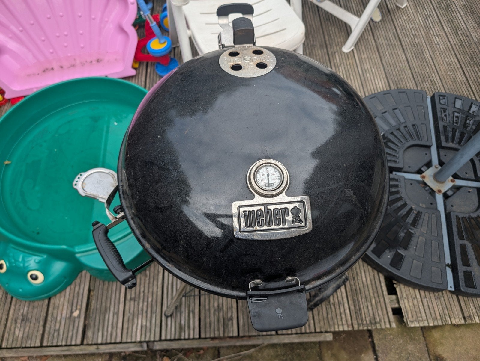 Weber GBS Premium E-5775 57cm barbecue, Ophalen, Gebruikt, Weber, Met accessoires