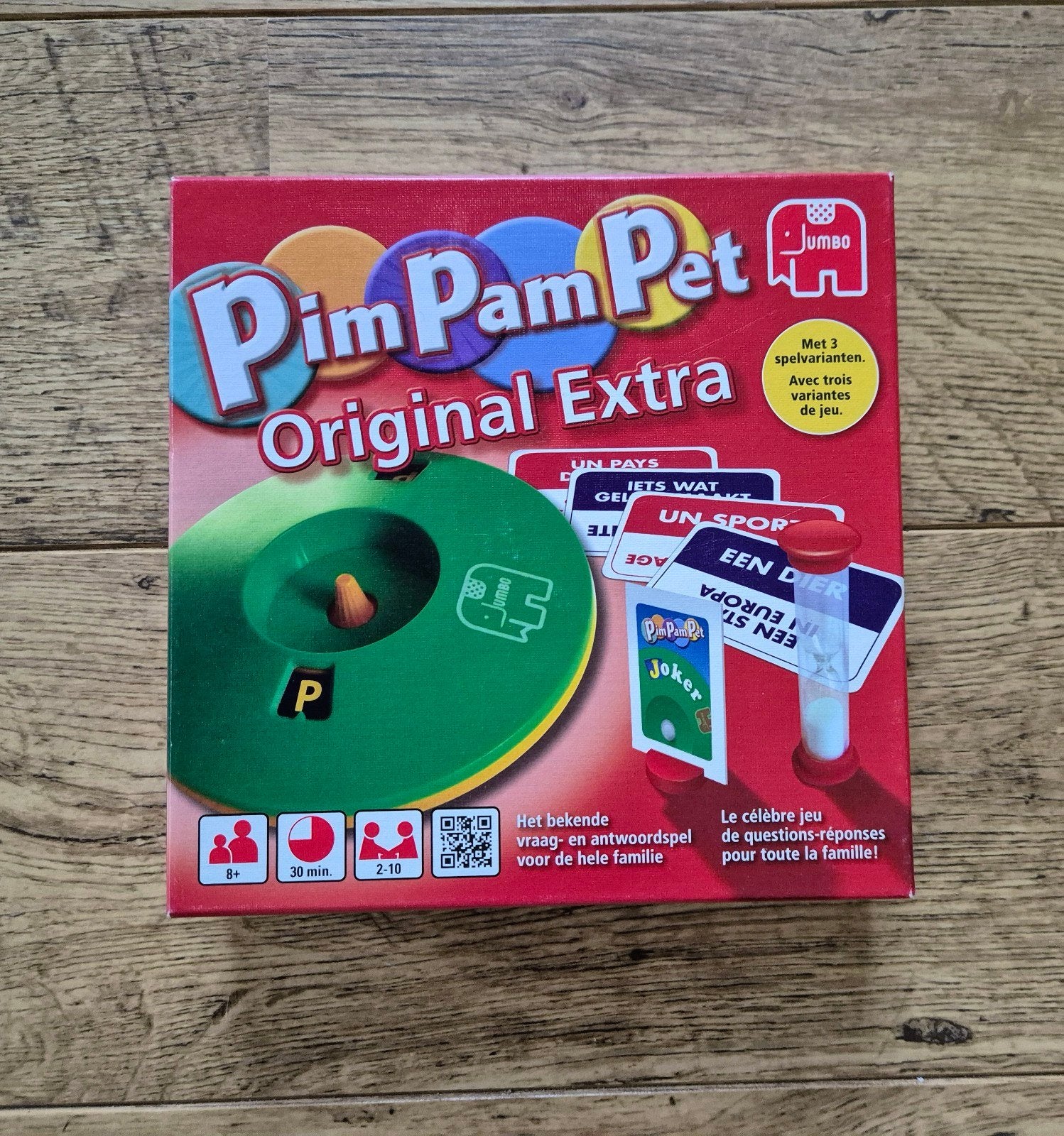 Pim Pam Pet Original Extra - Jumbo Gezelschapsspel, Een of twee spelers, Ophalen of Verzenden, Zo goed als nieuw, Jumbo